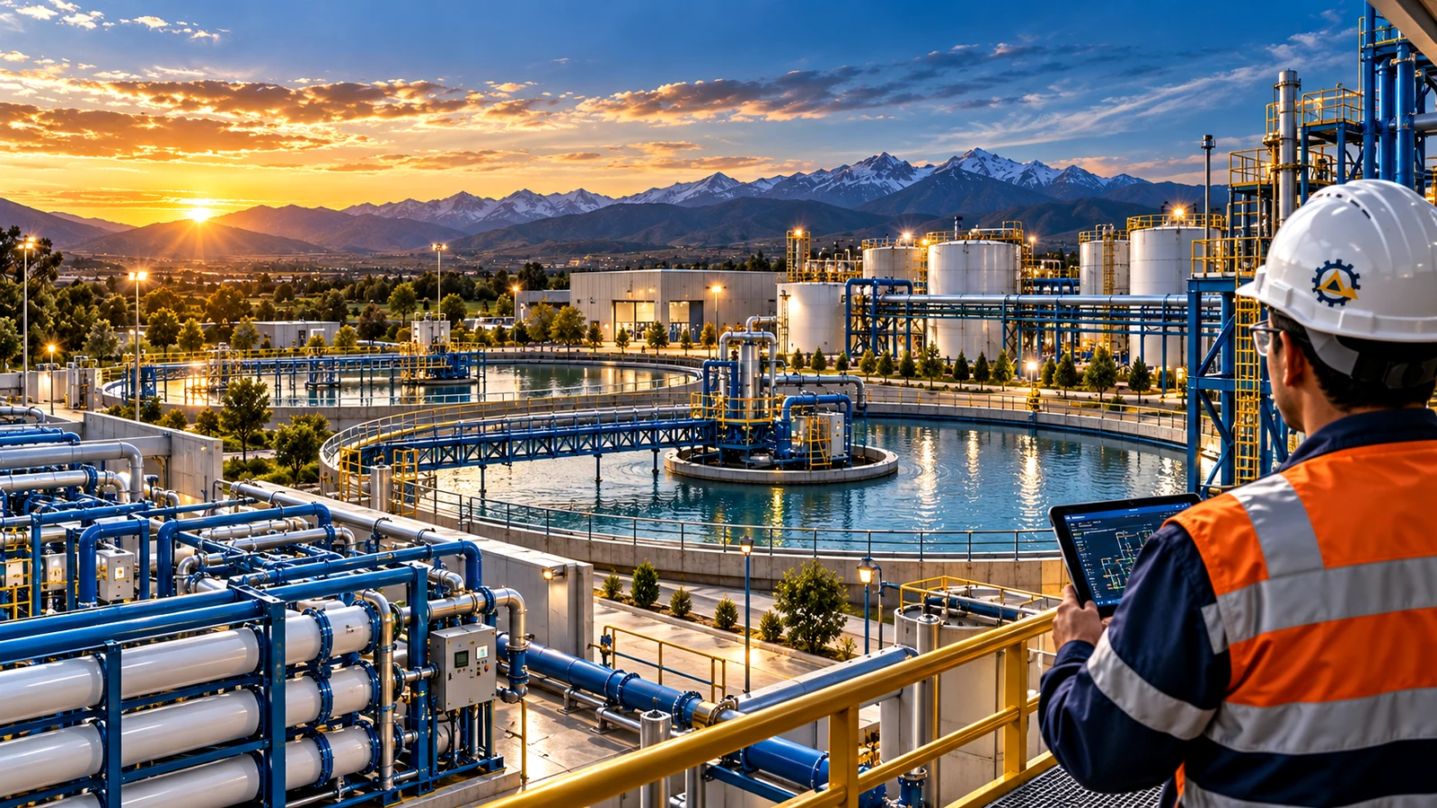 Planta de tratamiento de aguas y soluciones ambientales